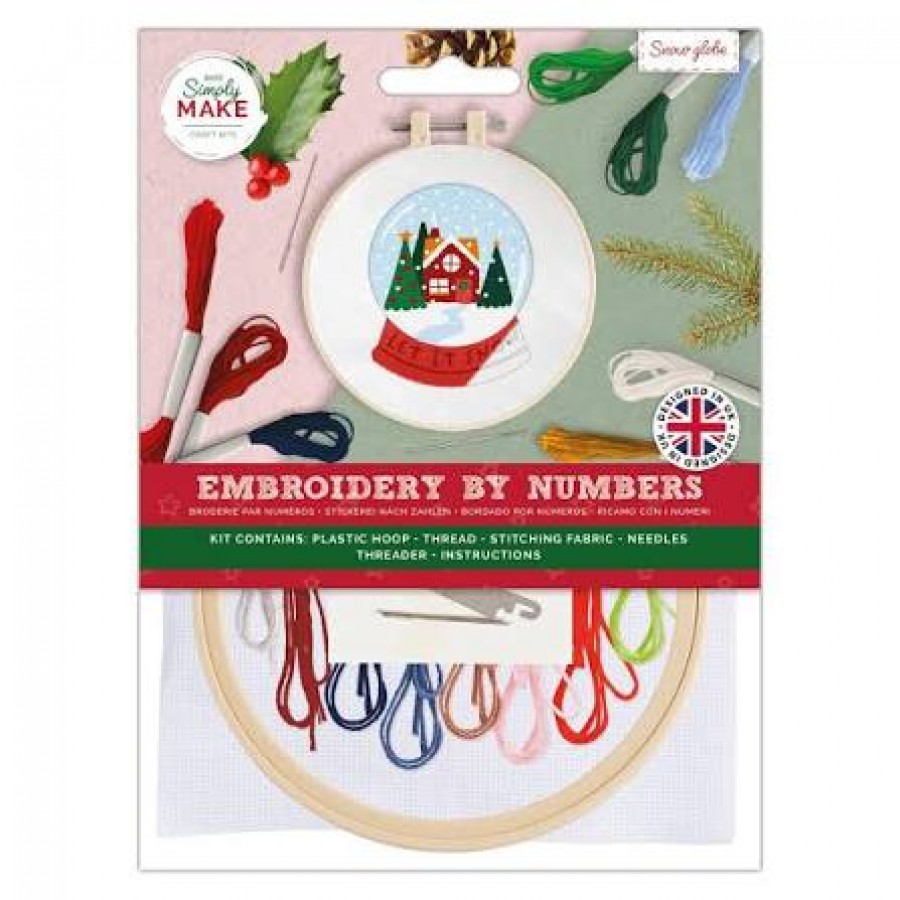 Embroidery by Numbers - Snow Globe