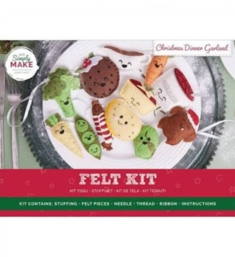 Felt Kit - Christmas Dinner Garland