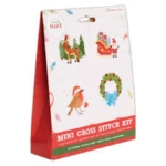 Mini Cross Stitch Kit - Christmas Icons