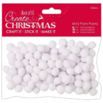 Mini Pom poms - white