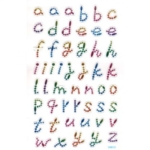 Crystal Stickers Alphabet Lower Case
