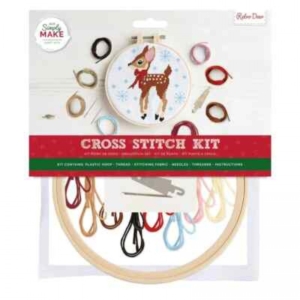 Cross Stitch Kit - Retro Deer