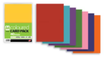 A4 Coloured Card - 40 sheets