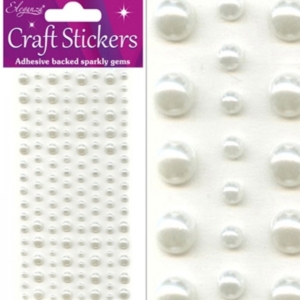 3-6mm Adhesive Backed Pearls