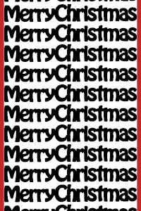 DD2705 Merry Christmas Peel Offs