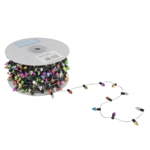 Trim: Christmas Lights 25m x 12mm: Multi - Per Metre