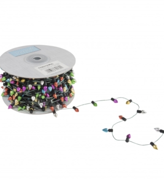 Trim: Christmas Lights 25m x 12mm: Multi - Per Metre