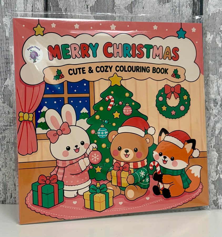 Merry Christmas Cute and Cosy Colouring Book