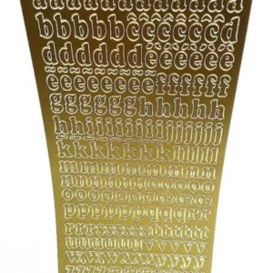 DD1553 - Lower Case Alphabet Peel Offs