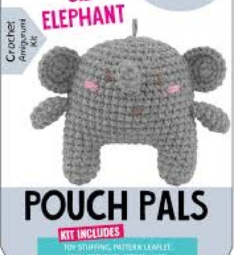The Knitty Critters Amigurumi Crochet Kit - Pouch Pals
