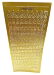 DD1551 Block Capital Alphabet Peel Offs
